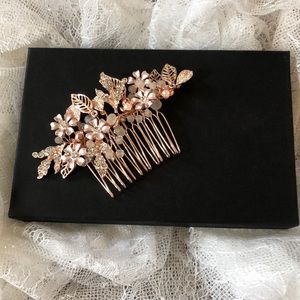 Rose gold Hair Comb